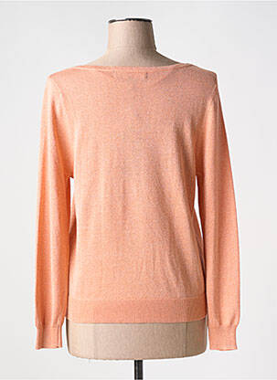 Pull col v manches longues orange VERO MODA femme