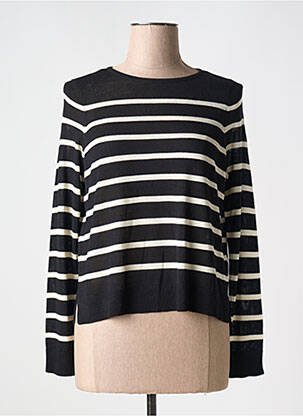 Pull stretch manches longues noir VERO MODA femme
