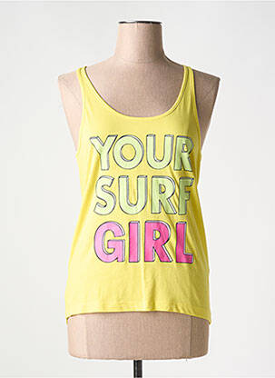 Débardeur jaune NOISY MAY pour femme