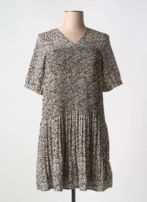 Robe courte manches courtes manches courtes noir VERO MODA femme