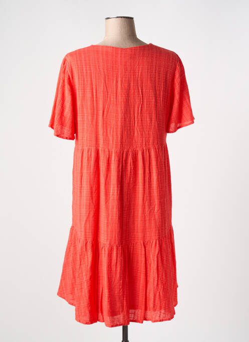 Robe courte orange VERO MODA femme