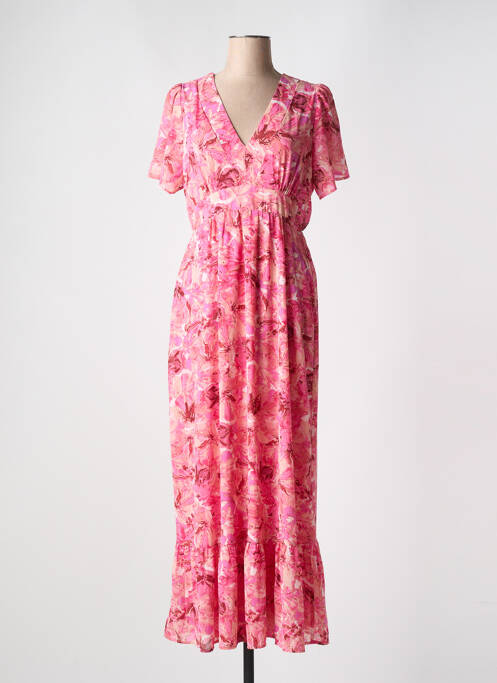 Robe longue rose VERO MODA pour femme