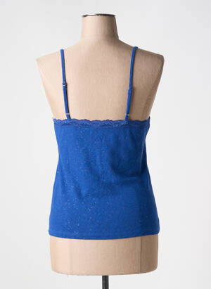 Débardeur Femme Vero Moda - Col Rond, Manches 2/4, Volants - Regular Fit, Blouse Décontractée