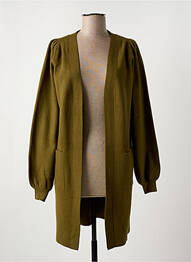 Gilet manches longues coupe cintrée vert VERO MODA femme