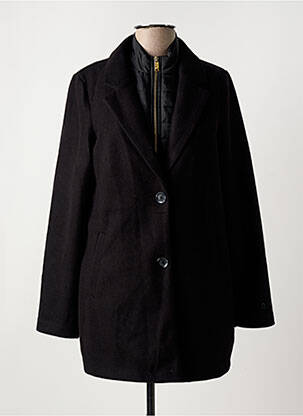 Manteau long coupe droite sans capuche noir VERO MODA femme