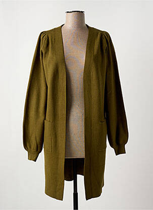 Gilet manches longues vert VERO MODA pour femme