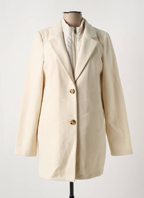 Manteau long beige VERO MODA pour femme