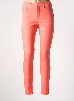 Jeans skinny taille normale taille normale orange VERO MODA femme