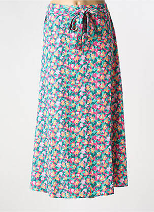 Jupe longue tissage crêpe vert VERO MODA femme