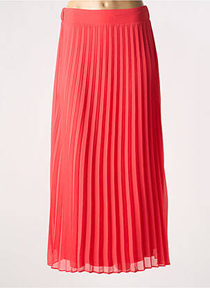 Jupe mi-longue taille normale rouge VERO MODA femme