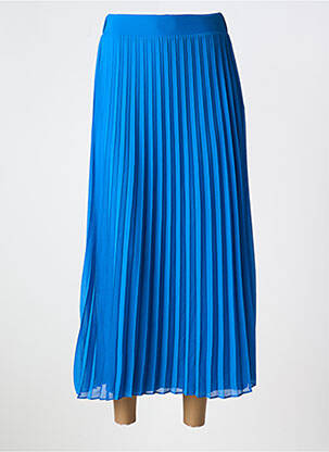 Jupe mi-longue taille normale bleu VERO MODA femme