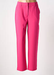 Pantalon droit rose VERO MODA pour femme seconde vue