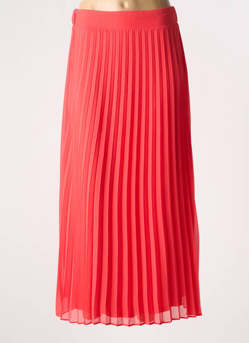 Jupe mi-longue taille normale rouge VERO MODA femme