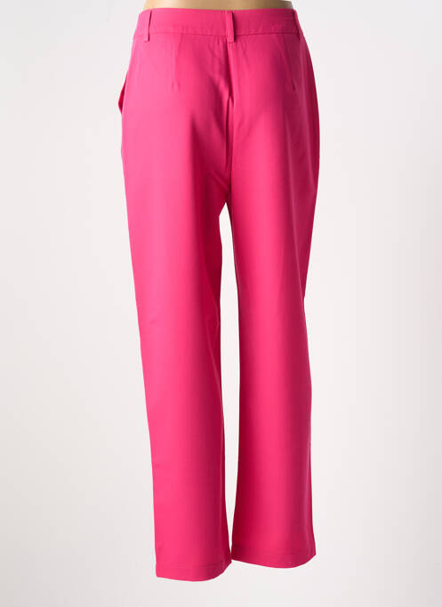 Pantalon droit rose VERO MODA pour femme