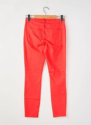 Pantalon slim tissage popeline taille normale rouge VERO MODA femme