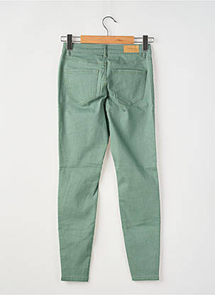 Jeans coupe slim tissage brut taille normale vert VERO MODA femme