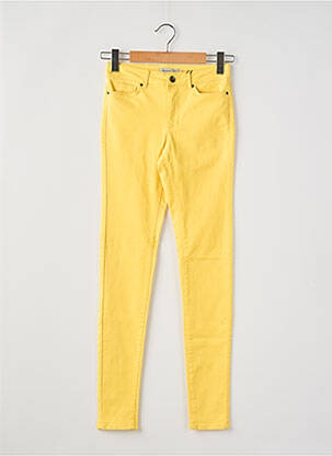 Pantalon slim taille normale taille normale jaune VERO MODA femme