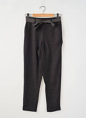 Pantalon slim tissage popeline taille normale noir VERO MODA femme