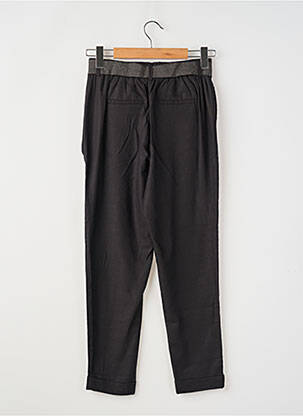 Pantalon slim tissage popeline taille normale noir VERO MODA femme