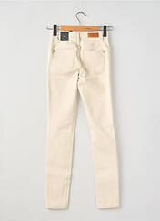 Pantalon slim beige VERO MODA pour femme seconde vue