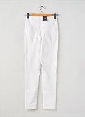 Pantalon slim blanc VERO MODA pour femme seconde vue