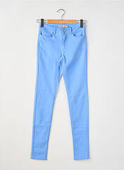 Pantalon slim bleu VERO MODA pour femme seconde vue