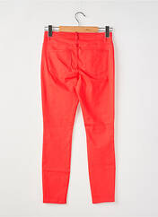 Pantalon slim rouge VERO MODA pour femme seconde vue
