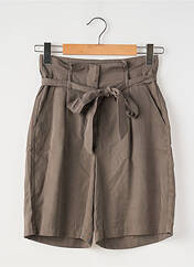 Short marron VERO MODA pour femme seconde vue