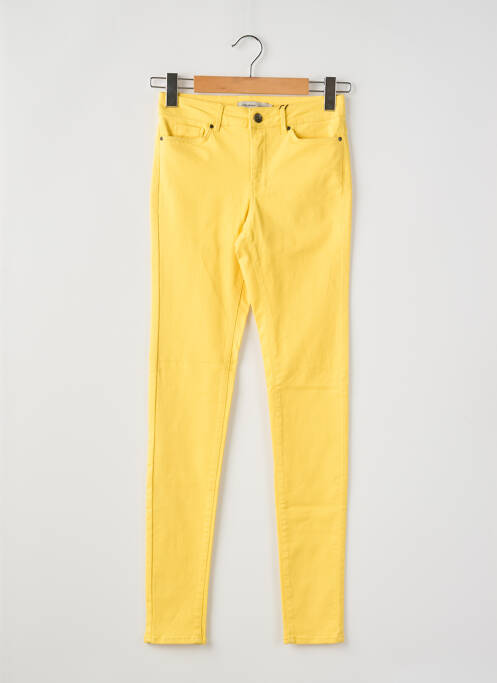 Pantalon slim taille normale taille normale jaune VERO MODA femme