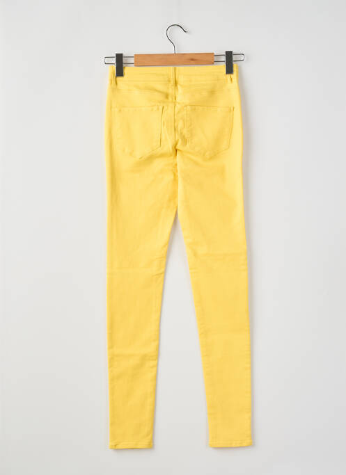 Pantalon slim jaune VERO MODA femme