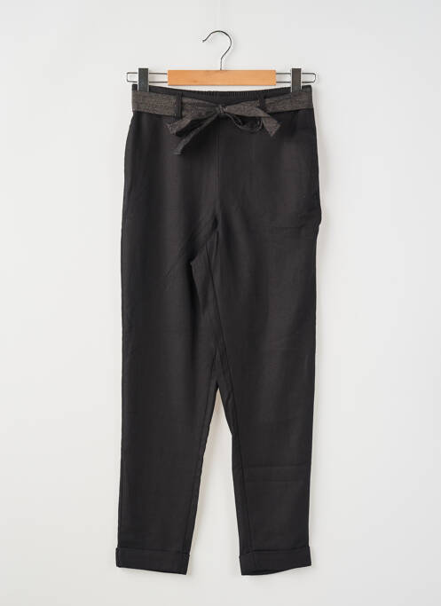 Pantalon slim noir VERO MODA pour femme