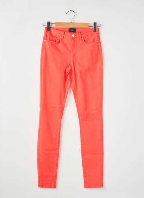 Pantalon slim rouge VERO MODA pour femme