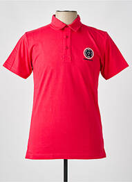 Polo coupe droite manches courtes rouge CAMBERABERO homme