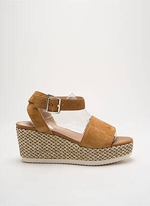 Sandales/nu pieds fermeture bride(s) talon de 4 à 6cm marron GEOX femme
