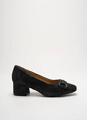 Escarpins tissage satiné talon de 4 à 6cm noir CAPRICE femme