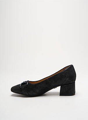 Escarpins bout carré talon de 4 à 6cm noir CAPRICE femme