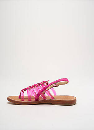 Sandales/nu pieds chiquet talon plat jusqu'à 3cm rose LES TROPEZIENNES PAR M.BELARBI femme
