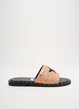 Mules/sabots chiquet talon plat jusqu'à 3cm orange LES TROPEZIENNES PAR M.BELARBI femme