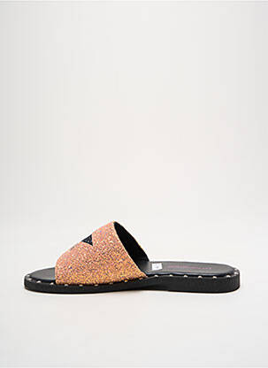 Mules/sabots chiquet talon plat jusqu'à 3cm orange LES TROPEZIENNES PAR M.BELARBI femme