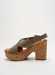 Sandales/Nu pieds vert KAOLA pour femme seconde vue