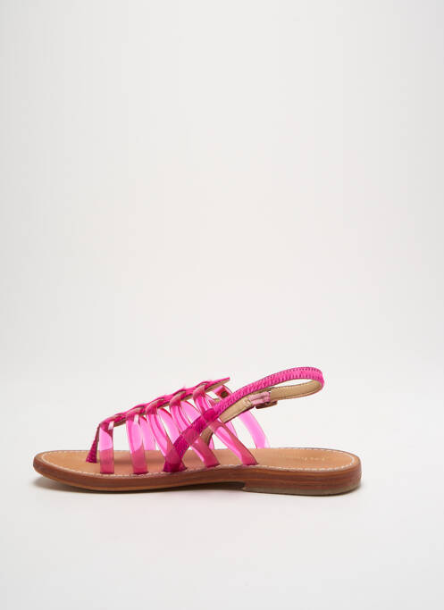 Sandales/nu pieds chiquet talon plat jusqu'à 3cm rose LES TROPEZIENNES PAR M.BELARBI femme