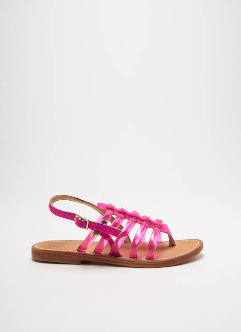 Sandales/Nu pieds rose LES TROPEZIENNES PAR M.BELARBI pour femme