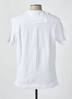 T-shirt broderie manches courtes blanc CAMBERABERO homme