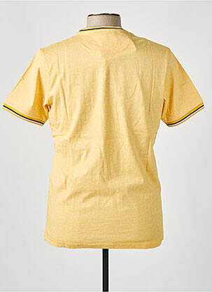 T-shirt coupe droite manches courtes jaune CAMBERABERO homme