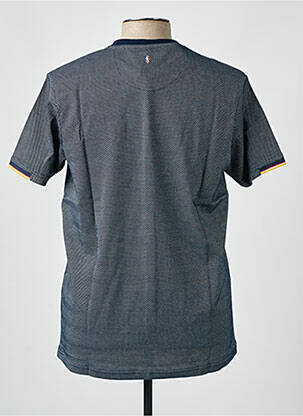 T-shirt coupe droite manches courtes bleu CAMBERABERO homme