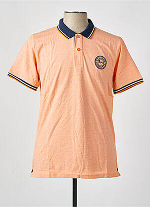 Polo coupe droite manches courtes orange CAMBERABERO homme
