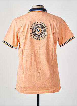 Polo coupe droite manches courtes orange CAMBERABERO homme