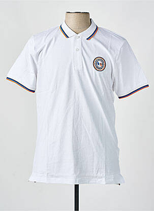 Polo coupe droite manches courtes blanc CAMBERABERO homme