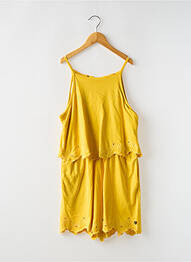 Combishort fines bretelles fines bretelles jaune TEDDY SMITH fille