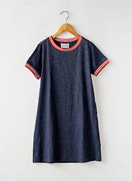 Robe mi-longue manches courtes manches courtes bleu TEDDY SMITH fille